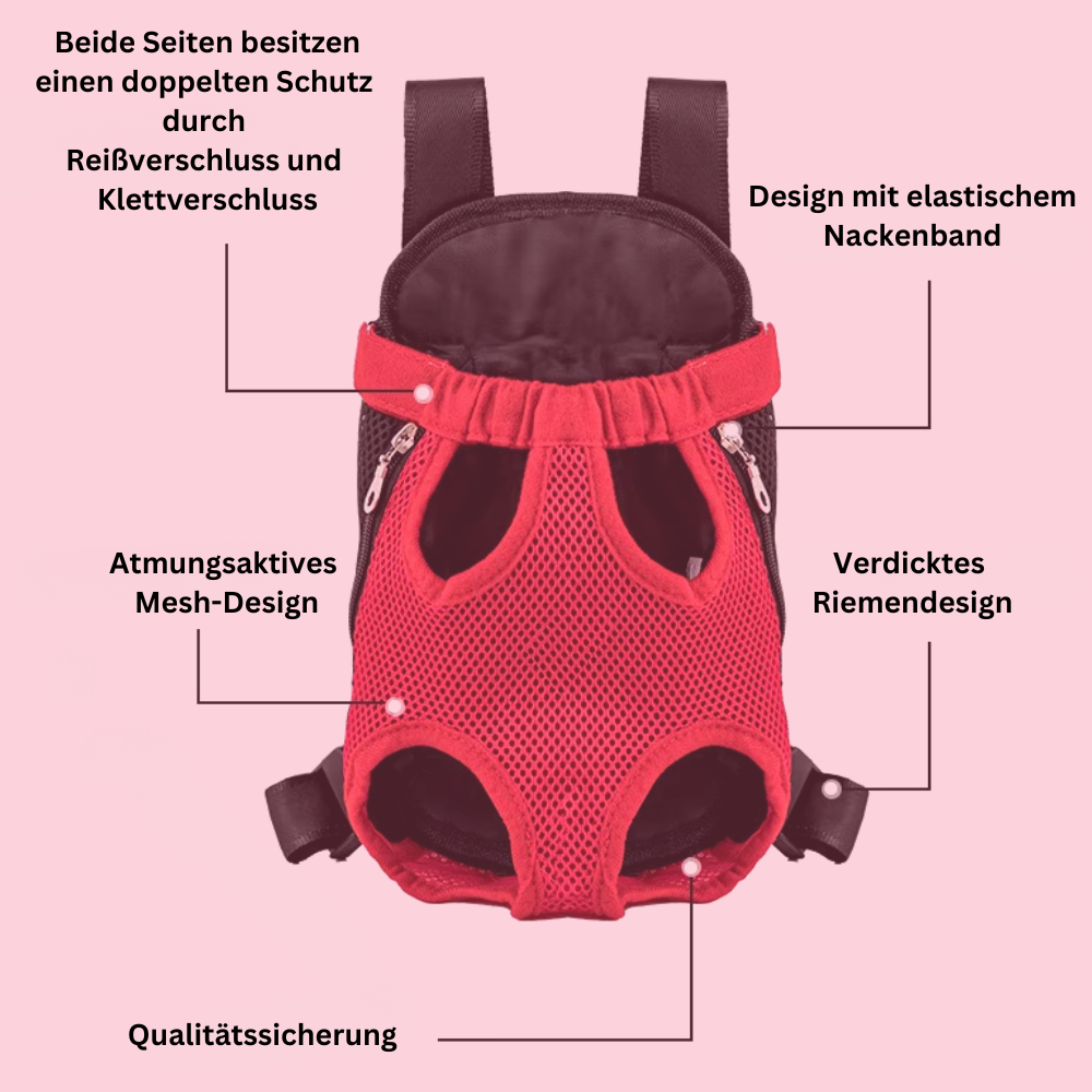 PetPouch - Die praktische Tragetasche für kleine Hunde und Katzen